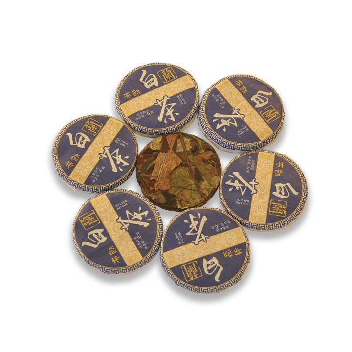 🏔️ Білий чай з гори Булан (Міні-точа) Їжеко | Купити пресований китайський чай зі старих дерев 🌿