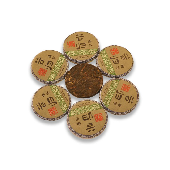 Набір Шен Пуер Сігуй (15 шт) – Купити зелений сирий пуер в міні-точах | Tea-Tea.Shop